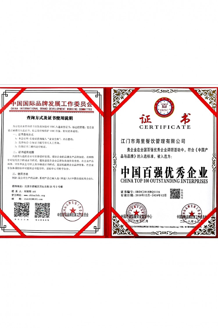 中国百强优秀企业